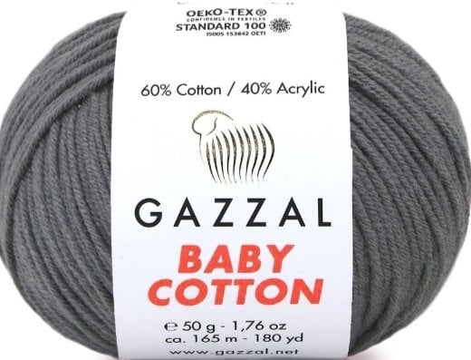 3450 GAZZAL BABY COTTON 50GR -Koyu Gri