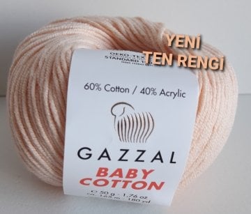 3469 GAZZAL BABY COTTON 50GR -Yeni Ten Rengi