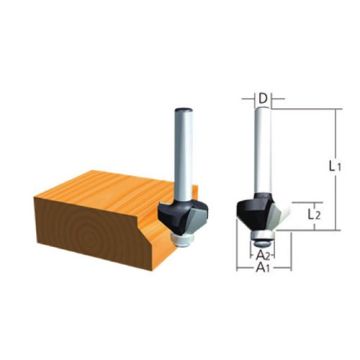 FREZE BIÇAĞI 12x35 mm