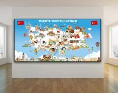 Türkiye Turizm Haritası Okul Posteri