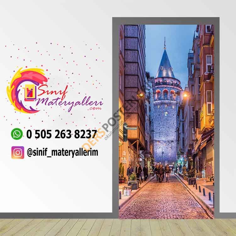 İstanbul Galata Kulesi Kapı Giydirme