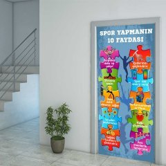 Spor Odası Kapı Giydirme