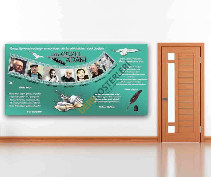 Yedi Güzel Adam Okul Duvar Posteri