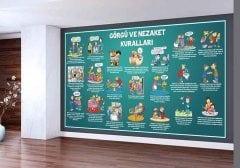 Görgü Ve Nezaket Kuralları Okul Posteri