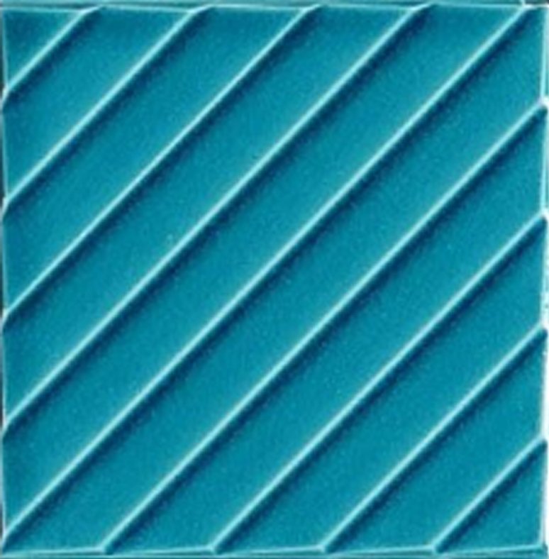 Armada Çini 20x20 Cm Linea Turkuaz Modern Desenli Çini Seramik Karo