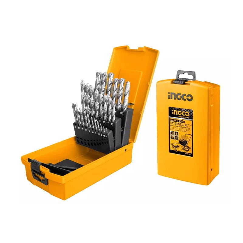 INGCO AKD1251 Endüstriyel 25'li HSS Matkap Ucu seti