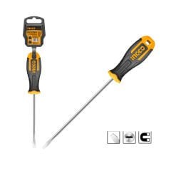 INGCO HS688200 Endüstriyel Mıknatıslı Düz Tornavida 8mm