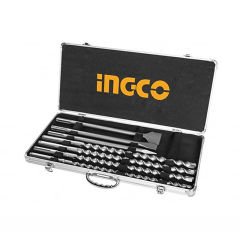 INGCO AKD5075 SDS Max Kırıcı Delici Matkap Ucu ve Keski Seti