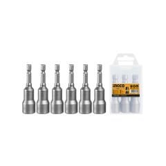 INGCO AMN65061 Endüstriyel 6'lı Manyetik Somun Adaptörü Seti 6-12mm