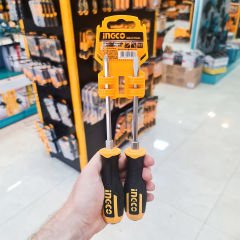 INGCO HSGT680208 Endüstriyel 2'li Darbeli Tornavida Seti