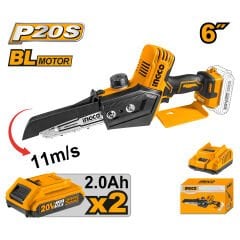 INGCO CGSLI20682 Li-ion Akülü Dal Kesme