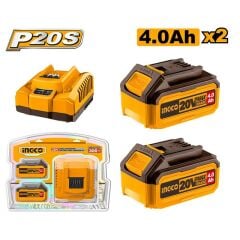 INGCO CIWLI20501 1/2‘’Akülü Somun Sıkma Kömürsüz Motor 500NM (2 Akülü)