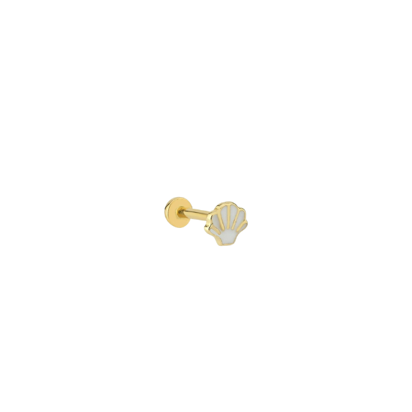 Mineli Deniz Kabuğu Altın Tragus