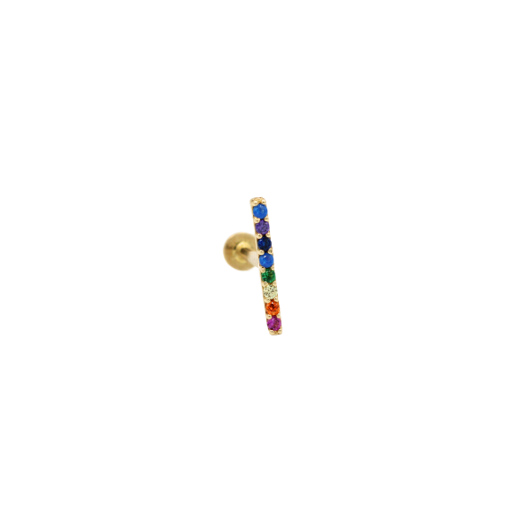 Renkli Çubuk Altın Tragus