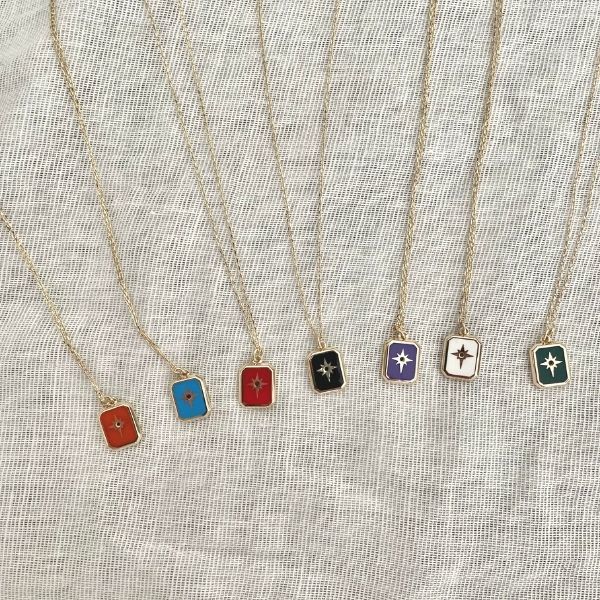 Mineli Altın Tasarım Kolye