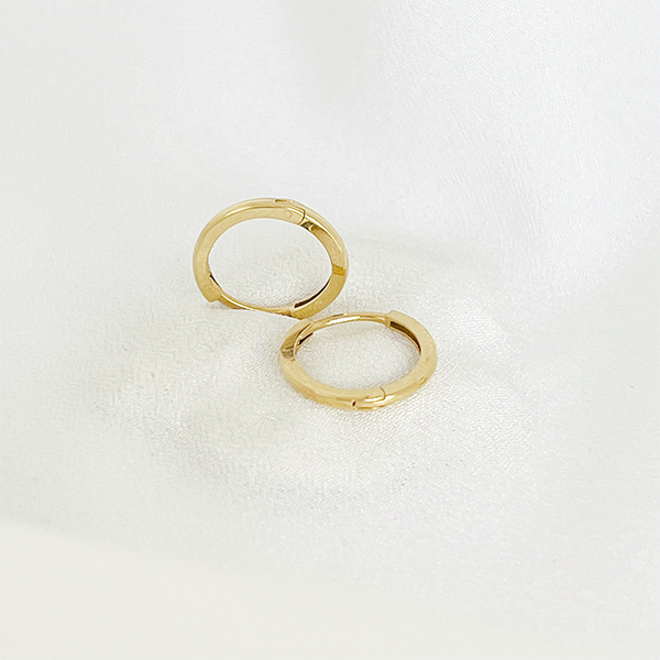 Alice Altın Tasarım Küpe