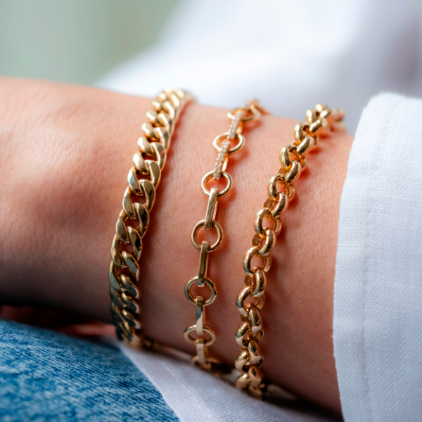 Gurmet Altın Tasarım Bileklik