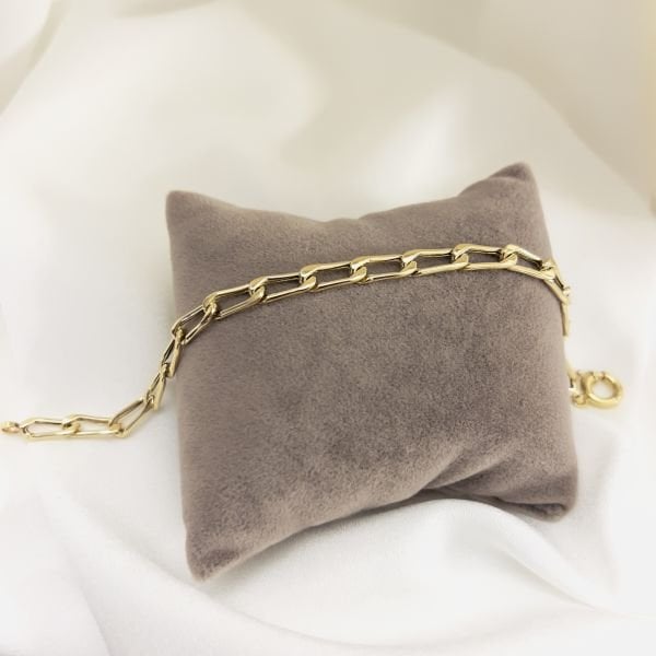 Kalın Ataç Zincir Altın Bileklik