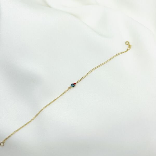 Mineli Balık Altın Tasarım Bileklik