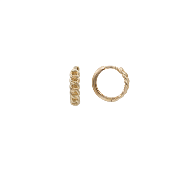 Çıtır Altın Halka Küpe