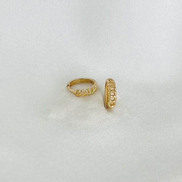 Çıtır Altın Halka Küpe