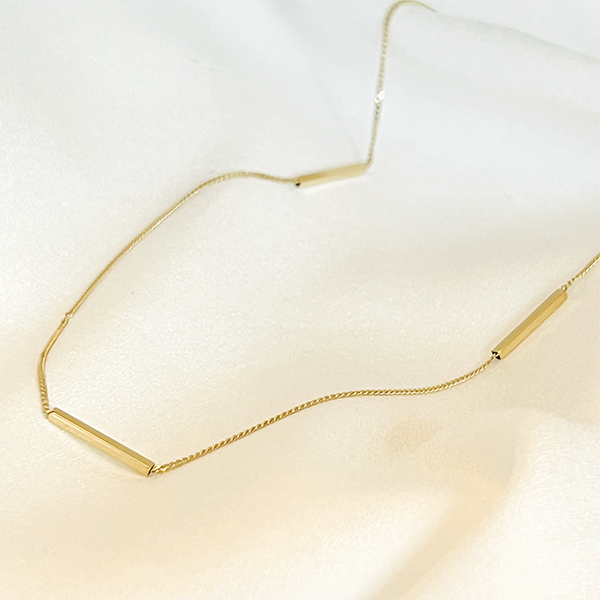 Çubuklu Zincir Kolye