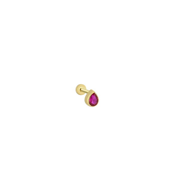 Damla Renkli Taş Tragus