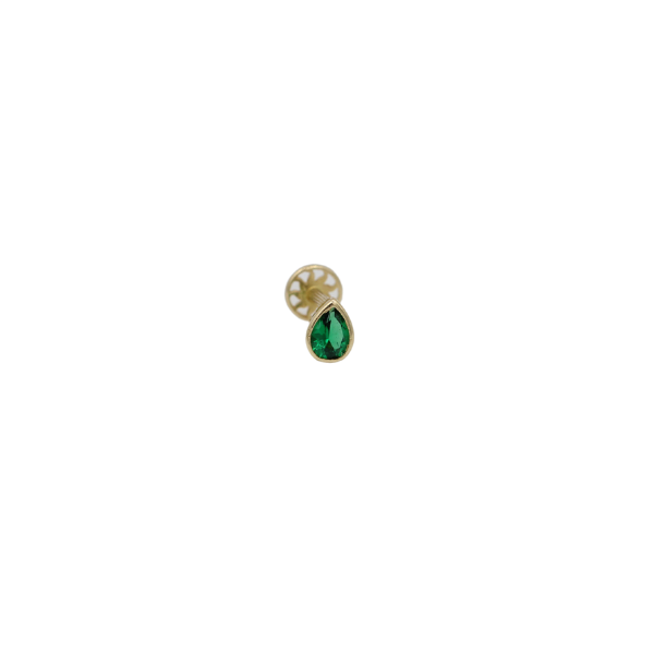 Damla Renkli Taş Tragus