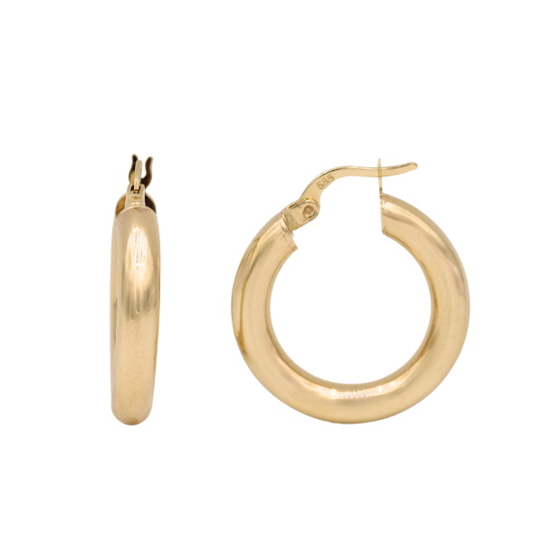 Bombeli Midi Halka Küpe