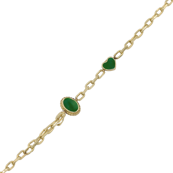 Yeşil Figürlü Bileklik