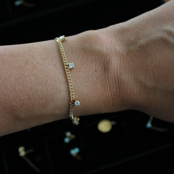 Zirkon Taşlı Bileklik