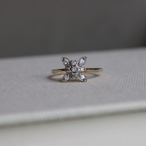 Kelebek Pırlanta Yüzük