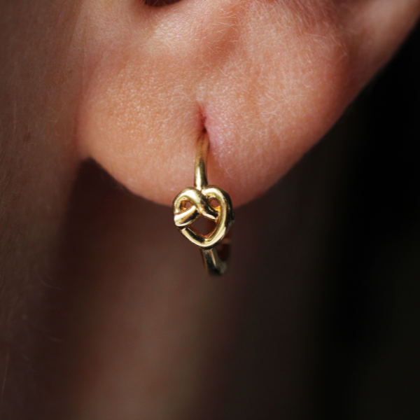 Arter Altın Halka Küpe