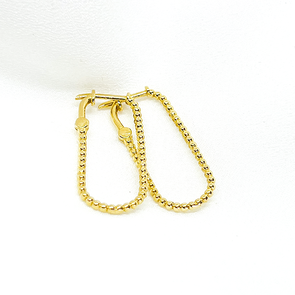 Ayana Retro Altın Tasarım Küpe