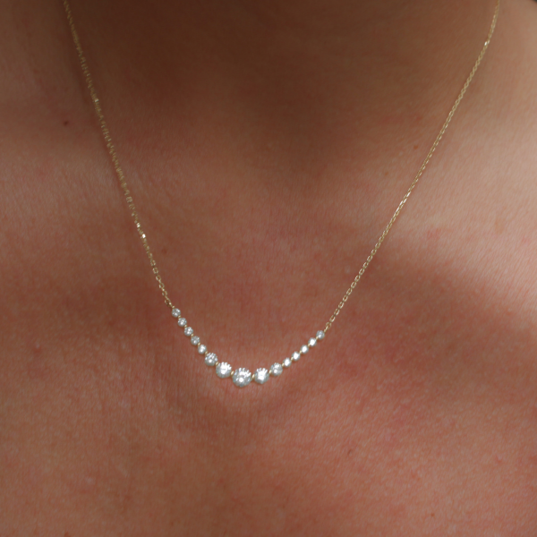 Süzme Taşlı Kolye