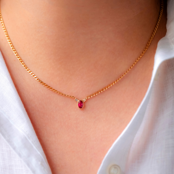 Albus Altın Tasarım Kolye