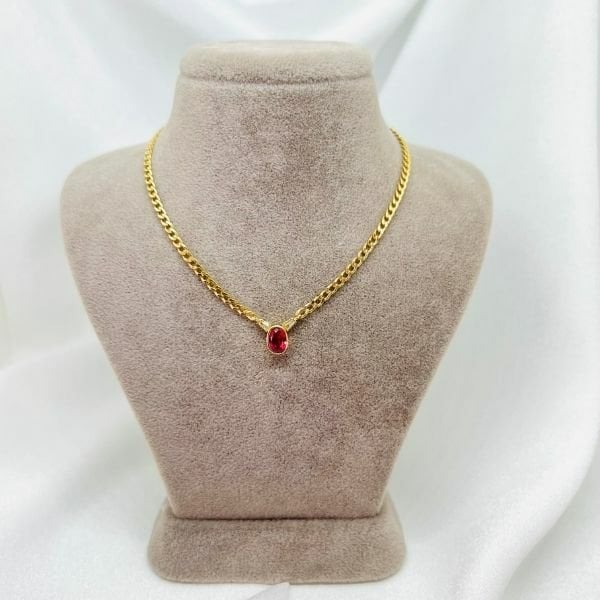 Albus Altın Tasarım Kolye