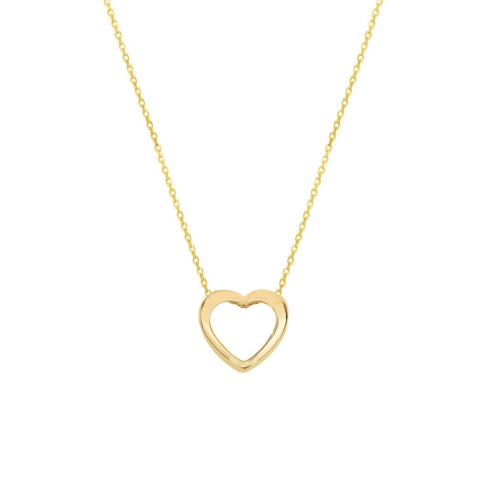 Kalbim Altın Tasarım Kolye