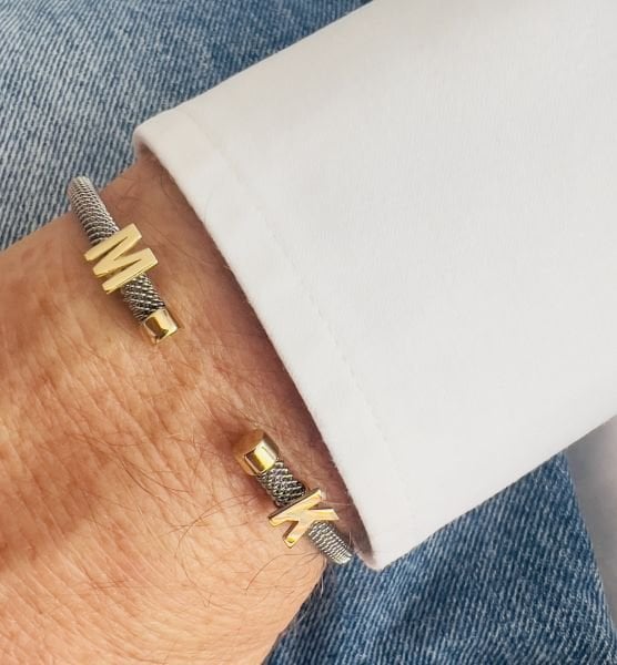 Altın-Çelik Bileklik