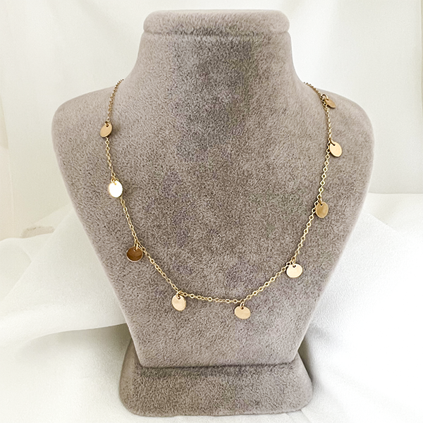 Pul Pul Altın Tasarım Kolye