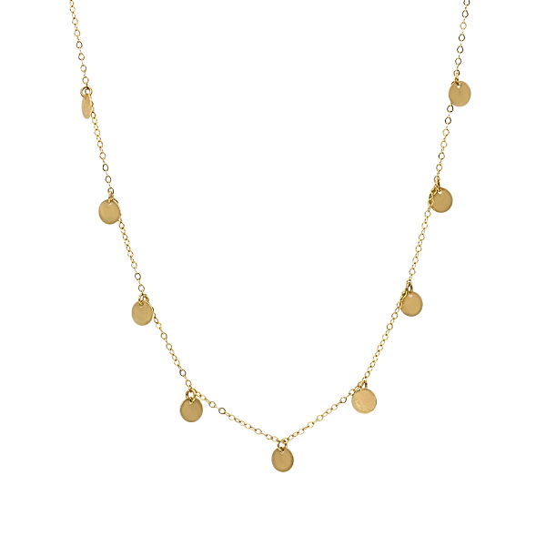 Pul Pul Altın Tasarım Kolye