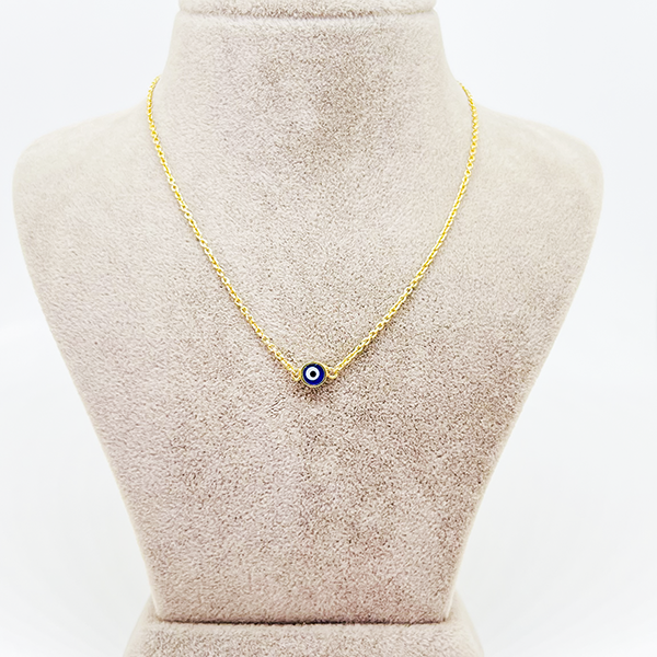 Mini Nazarlık Altın Tasarım Kolye