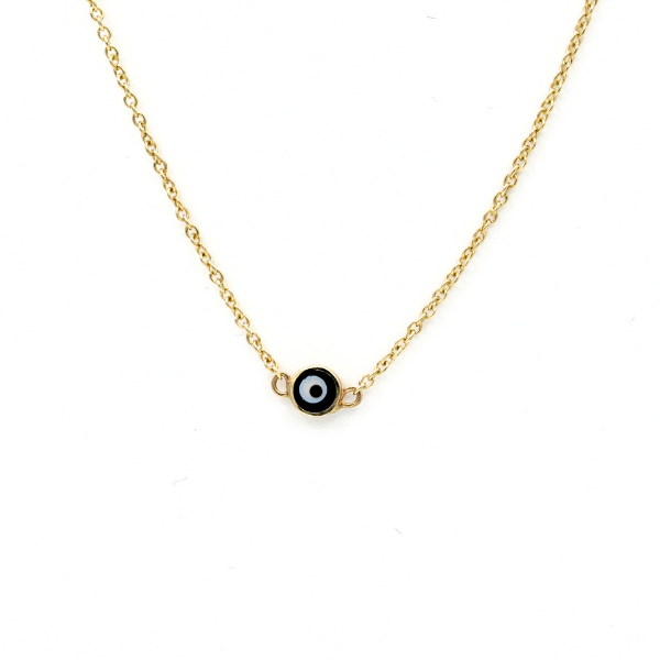 Mini Nazarlık Altın Tasarım Kolye