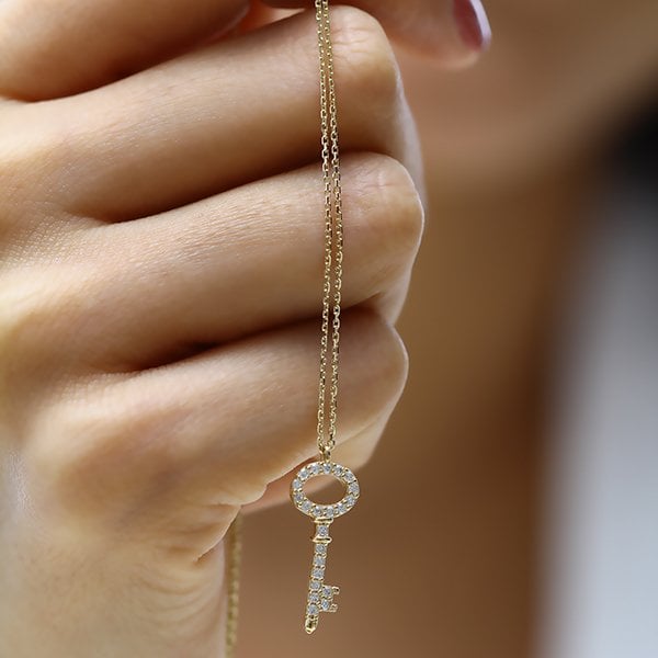 Kale Altın Tasarım Kolye