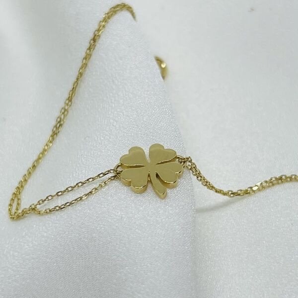 Yonca Altın Tasarım Bileklik