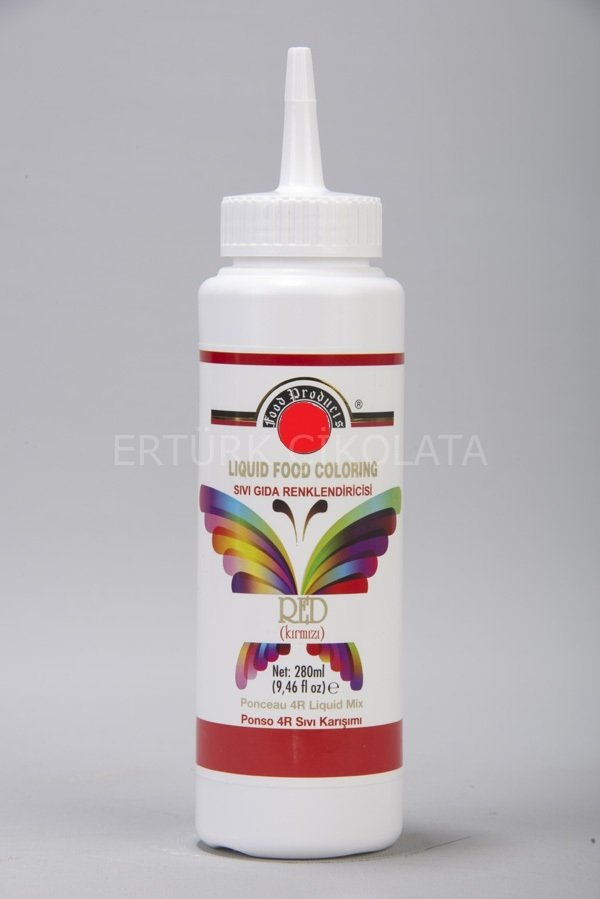 LİMPO KIRMIZI SIVI GIDA RENKLENDİRİCİSİ 280 ML