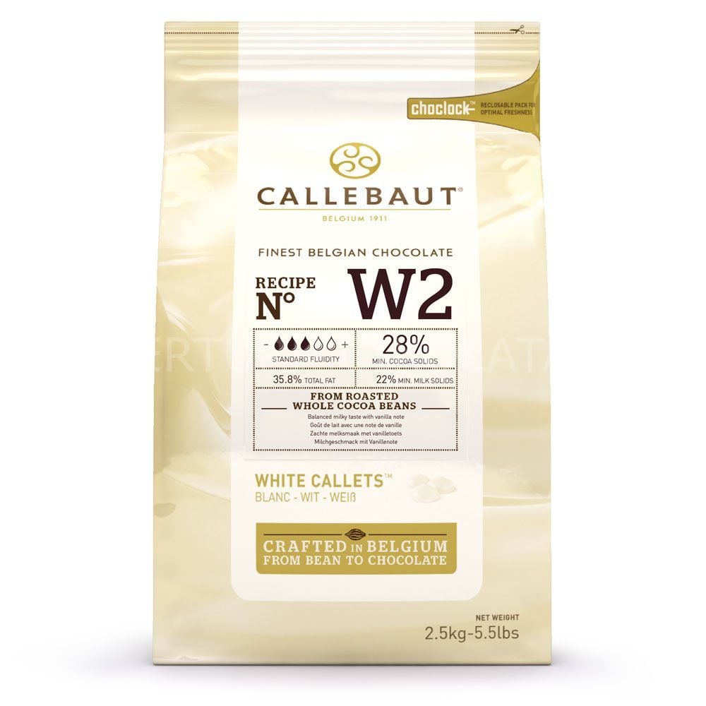 CALLEBAUT BEYAZ KUVERTÜR DROP TORBA 2,5 KG