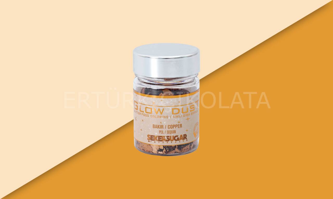 ŞEKER&SUGAR GLOW DUST YENİLEBİLİR GÜMÜŞ PUL SİM BOYA 7 GR