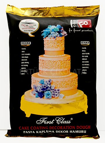 FO BEYAZ FİRST CLASS PASTA KAPLAMA DEKOR HAMURU 5 KG