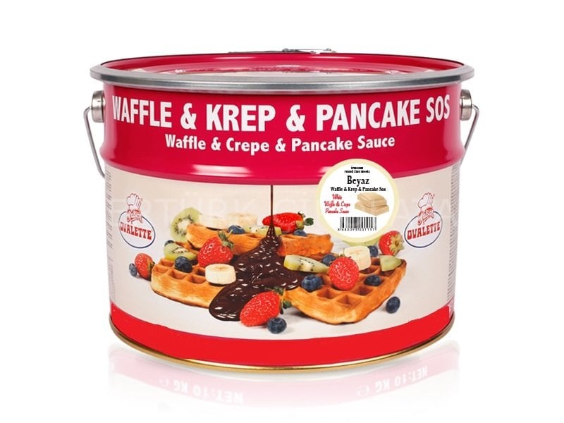 OVALETTE BEYAZ WAFFLE&KREP SOS 6 KG